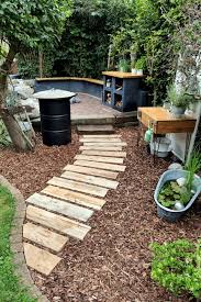 Holzweg Garten Alte Eichenbohlen Garten Gartengestaltung Gartengestaltung Ideen