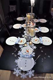 It S January Why Not Have A Snowman Dinner Theme Snowman Dinner Snowman Christmas Decorations Dinner Themes Christmas Food