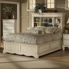 Hillsdale Furniture 1172 Wilshire Bookcase Storage Bed Antique White My First Pin Bookcase Bed Bedroom Furniture Sets Bookcase Headboard King