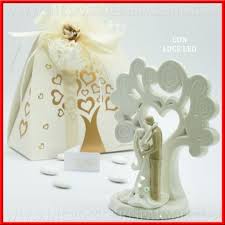 Bomboniere Coppia Sposi Led Albero Della Vita Statuina In Ceramica Porcellana Luce Notturna Illumina Harmony 2018 Bomboniere Pois Rosa 50esimo Anniversario