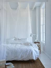 Teresia Sheer Curtains 1 Pair White 145x300 Cm Ikea Switzerland Bed Bed Sheet Curtains Old Bed Sheets