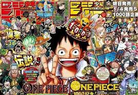 A Clearer Version Of The One Piece Chapter 1000 Issue Cover Onepiece Manga Anime One Piece One Piece Chapter One Piece Manga