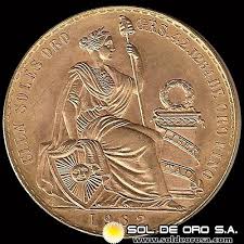 Sol De Oro S A Republica Peruana Lima Cien Soles Oro 1962 Moneda De Oro