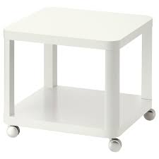 Tingby Beistelltisch Mit Rollen Weiss 50x50 Cm Ikea Deutschland Beistelltisch Rollen Beistelltisch Ikea Beistelltisch