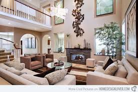 15 Interiors With High Ceilings Home Design Lover High Ceiling Living Room House Design Dream Living Rooms