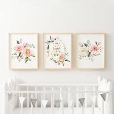 Floral Nursery Decor I Am A Child Of God Wall Print Baby Etsy Baby Girls Floral Nursery Baby Girl Wall Art Floral Nursery Decor