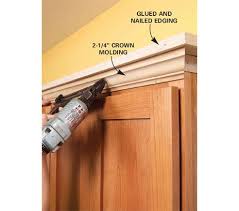 Crown Molding For Cabinets Easy Home Decor Above Kitchen Cabinets Diy Home Improvement