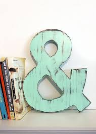 12 Wooden Ampersand Mint Navy Pine Wood Sign Wall Decor Rustic Americana Chic Wedding Guest Book Engageme Rustic Wall Decor Large Wooden Letters Rustic Decor