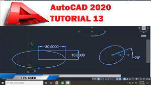 Ellipse In Autocad 2020 Autocad Tutorial Autocad Tutorial