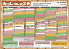 Doit Mondkalender 2019 De Garten