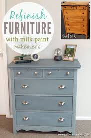 How To Use Milk Paint On A Dresser Easy Tutorial For Using Milk Paint On Furniture Milk Paint Furniture Painting Old Furniture Refinishing Furniture