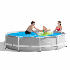 Intex 26756 Ex 26762 Prism Frame Round Above Ground Pool 610x132cm