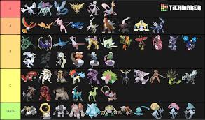 Legendary Tier List By Justin Wong Pokemon Pandora Screenshot Video Games