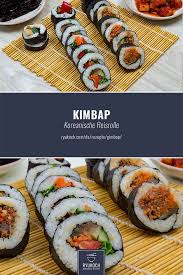Gimbap Koreanische Reisrolle Rezept Japanische Koreanische Rezepte Rezept Koreanisches Essen Koreanische Rezepte Rezepte