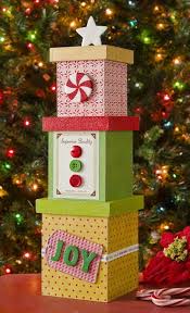 Mini Diy Christmas Tree Box Decor Easy Christmas Diy Unique Christmas Trees Diy Christmas Box