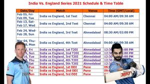 Catch live action of india vs england test matches match, score card with ball by ball commentary, latest cricket news, cricket schedule, ind vs eng upcoming test matches, ind vs eng recent test matches, matches archive. India Vs England Series 2021 Schedule Time Table Youtube