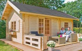 Outdoor Life Products Gartenhaus Colorado Bxt 585x390 Cm 40 Mm Inkl Schlafboden Gartenhaus Haus Blockbohlenhaus