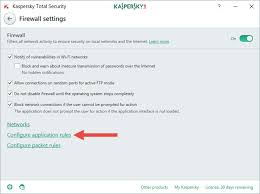 How To Use Firewall In Kaspersky Total Security 2018