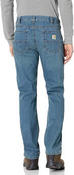 Relaxed fit styling through seat & thigh. Carhartt Men S Rugged Flex Relaxed Straight Leg Jean At Amazon Men S Clothing Store