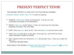 Uses Of Present Perfect Tense Buscar Con Google Idiomas Ingles