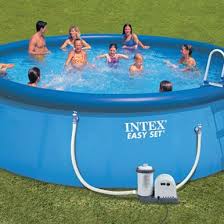 Make A Splash All Summer Long With The Intex Easy Set Pool The Easiest To Assemble Pool On The Market This Perfect Starter Pool And Intex Easy Set Pools Pool