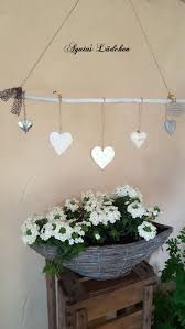 Herzen Deko Zum Aufhangen Im Landhausstil Fensterdeko Etsy Window Decor Chic Decor Diy Hanging Decor