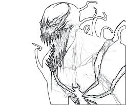 Venom Coloring Pages Venom Coloring Pages Venom And Carnage Combined Another Anti Images Coloring Pages Carnage Color