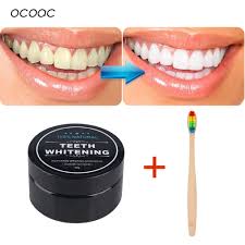 Brosse a dent en bambou adaptée à l'usage de la poudre de charbon. 2 Pieces Blanchiment Des Dents Poudre De Charbon De Bois Et Bambou Arc En Ciel Brosse A Dents Aliexpress
