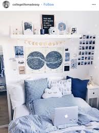 Blue Dorm Room Ideas Room Inspiration Bedroom Blue Room Decor Dorm Room Decor