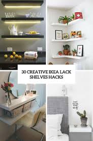30 Creative Ikea Lack Shelves Hacks Wohnidee By Woonio In 2021 Ikea Mangel Ikea Inspiration Wandregal Ikea