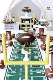 Football Party Super Bowl Party Football Party Table Superbowl Party Decorations Teepee Party