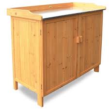 Gartenschrank Holz Pflanztisch Unterschrank Gerateschrank Garten Arbeitsplatte Balkonschrank Gartenschrank Gartenschrank Holz
