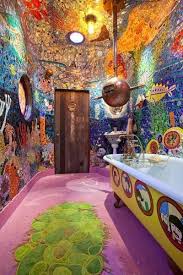 10 Crazy And Extraordinary Bathroom Designs Beatles Bathroom Mosaic Art Amazing Bathrooms