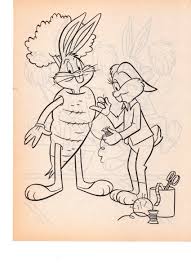 Loney Tunes Bugs N Honey Bunny Looney Tunes Coloring Pages Honey Bunny