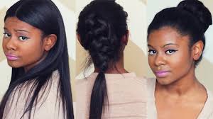 4 easy curly hairstyles w/ natural hair clip ins | how to apply clip ins ft hergivenhair kinky coily natural hair clip ins. Sleek Fall Hairstyles With Clip In Extensions Better Length Light Yaki Clip Ins Youtube