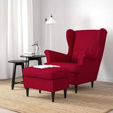 Strandmon Hocker Nordvalla Rot Ikea Deutschland Rote Wohnzimmer Ikea Wohnzimmer Sessel Rot