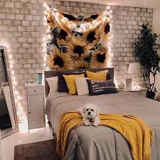Sunflower Tapestry Yellow Bedroom Decor Bedroom Decor Room Inspiration Bedroom