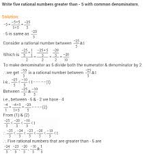 Rational Numbers Ncert Extra Questions For Class 8 Maths Rational Numbers Class 8 Math