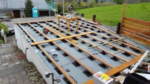 Terasse Auf Garagendach Unterkonstruktion Garage Dach Dach Dachterrasse Unterkonstruktion