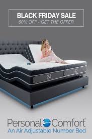 60 Off Black Friday Sale Personal Comfort The Highest Rated Number Bed 120 Night Risk Free Trial Free Shipping Fr Sleep Number Bed Bed Adjustable Beds