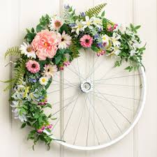 20 Decorative Bicycle Rim Aluminum Md0509 Home Craft Decor Bicycle Rims Traditional Wreath