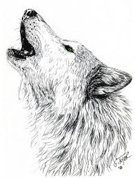 Howling Wolf By Gayle Taylor Artwanted Com Howling Wolf Tattoo Wolf Drawing Wolf Tattoos
