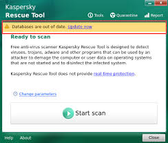 Databases Are Out Of Date Notification In Kaspersky Rescue Tool