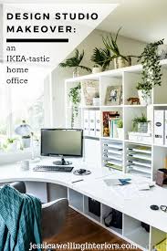 Ikea Home Office Ideen My New Design Studio Reveal In 2020 Ikea Zuhause Ikea Ideen Hausburo Organisation