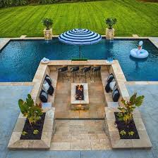 Fire And Water Backyard Backyard Pool Landscaping Dream House Exterior