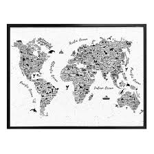 Voyagez depuis chez vous avec ce poster carte du monde esprit vintage ! Poster Mappemonde Around The World Wall Art Fr