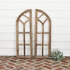 Wood Arch Simply Inspired Home Decor Wall Decor Cathedral Window Wood Window Arched Wall Decor Shutter Wall Decor Wood Arch
