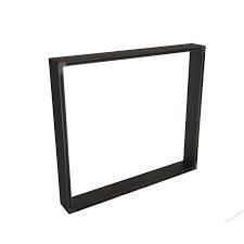 Parfait pour la réalisation d'un banc ou d'un meuble. Pied De Table 71cm Fer Plat La Fabrique Des Pieds