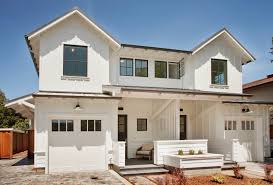 The Modern Farmhouse Duplex Blends The Values Of A Single Family Custom Home Design With The Ef Modern Farmhouse Exterior Family House Plans Garage House Plans