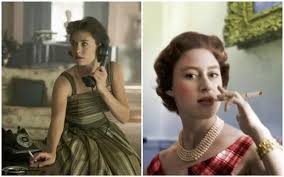 Smokey Princess Actress Vanessa Kirby Portraying Princess Margaret Top Photo Left Lower Photo In The Crown The Crown Series The Crown Season Crown Netflix